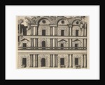 Ruin of a Palace Facade [Palatium M. Agrippa] from the series 'Ruinarum variarum fabricaru…, 1554 by Lambert Suavius