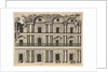 Ruin of a Palace Facade [Palatium M. Agrippa] from the series 'Ruinarum variarum fabricaru…, 1554 by Lambert Suavius