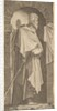 St. James Minor in an arcuated niche, holding a walking stick in his hands, which are c…, 1545 by Lambert Suavius