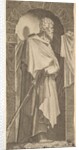 St. James Minor in an arcuated niche, holding a walking stick in his hands, which are c…, 1545 by Lambert Suavius