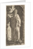St. Paul standing under an overgrown arch, his left foot poised upon a rock, his right han…, 1545 by Lambert Suavius
