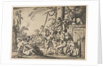 The Virgin and Christ Child Served by Angels, 1640 by Laurent de la Hyre