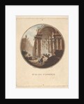 Ruins of Athens with a vaulted portico, ca. 1770-1808 by Laurent Guyot