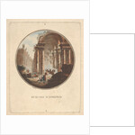 Ruins of Athens with a vaulted portico, ca. 1770-1808 by Laurent Guyot