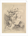 Three Cupids Turning a Somersault, an Eagle on the Right by Louis Felix de la Rue