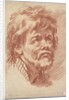 Head of an Old Man, mid to late 18th century by Louis Marin Bonnet