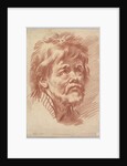 Head of an Old Man, mid to late 18th century by Louis Marin Bonnet