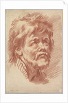 Head of an Old Man, mid to late 18th century by Louis Marin Bonnet