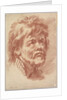 Head of an Old Man, mid to late 18th century by Louis Marin Bonnet