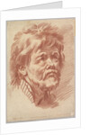 Head of an Old Man, mid to late 18th century by Louis Marin Bonnet
