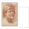 Head of an Old Man, mid to late 18th century by Louis Marin Bonnet