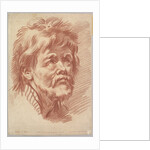 Head of an Old Man, mid to late 18th century by Louis Marin Bonnet