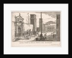 Plate 63: View of the gate of the shipyard and armory complex, Venice, 1703, fr…, 1703 by Luca Carlevarijs