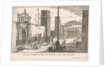Plate 63: View of the gate of the shipyard and armory complex, Venice, 1703, fr…, 1703 by Luca Carlevarijs
