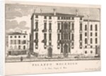 Plate 91: View of the Mocenigo Palace in Campo San Stae, Venice, 1703, from 'The buildings…, 1703 by Luca Carlevarijs