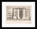 Plate 91: View of the Mocenigo Palace in Campo San Stae, Venice, 1703, from 'The buildings…, 1703 by Luca Carlevarijs