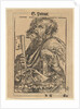 Bust of Saint Peter, from the Large Series of Wittenberg Reliquaries; verso: Martin Luther…, 1509 by Lucas Cranach the Elder
