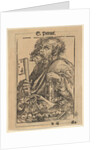 Bust of Saint Peter, from the Large Series of Wittenberg Reliquaries; verso: Martin Luther…, 1509 by Lucas Cranach the Elder