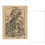 Bust of Saint Peter, from the Large Series of Wittenberg Reliquaries; verso: Martin Luther…, 1509 by Lucas Cranach the Elder