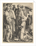 Abraham and Three Angels, ca. 1513 by Lucas van Leyden