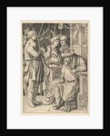 David Playing the Harp Before Saul, ca. 1508 by Lucas van Leyden