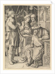 David Playing the Harp Before Saul, ca. 1508 by Lucas van Leyden