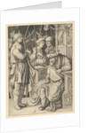 David Playing the Harp Before Saul, ca. 1508 by Lucas van Leyden