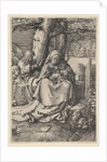 The Virgin and Child with Two Angels, 1523 by Lucas van Leyden