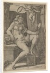 Prudence, from the series The Seven Virtues, 1530 by Lucas van Leyden