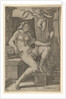 Prudence, from the series The Seven Virtues, 1530 by Lucas van Leyden