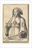 Agrippine Sibyl, from the series of Sibyls, ca. 1530 by Lucas van Leyden