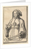 Agrippine Sibyl, from the series of Sibyls, ca. 1530 by Lucas van Leyden
