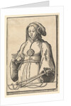 Agrippine Sibyl, from the series of Sibyls, ca. 1530 by Lucas van Leyden