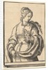 Tiburtine Sibyl, from the series of Sibyls, ca. 1530 by Lucas van Leyden