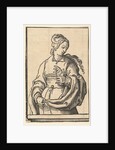 Tiburtine Sibyl, from the series of Sibyls, ca. 1530 by Lucas van Leyden