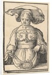 Delphic Sibyl, from the series of Sibyls, ca. 1530 by Lucas van Leyden