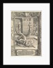 Jael Killing Sisera, ornamental frame, ca. 1517 by Lucas van Leyden