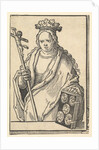 Ecclesia Christi, from the series of Sibyls, ca. 1530 by Lucas van Leyden