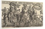 Joshua, David, and Judas Maccabee, from The Nine Heroes, ca. 1520 by Lucas van Leyden