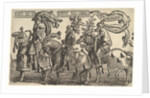 Joshua, David, and Judas Maccabee, from The Nine Heroes, ca. 1520 by Lucas van Leyden