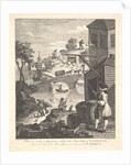 Satire on False Perspective: Frontispiece to 'Kirby's Perspective', February 1754 by Luke Sullivan