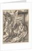 The Annunciation; on the left the archangel Gabriel approaches the praying Virgin…, ca. 1500-1534 by Marcantonio Raimondi