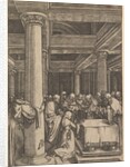 The presentation of Jesus to Simeon in the temple, after Dürer, ca. 1500-1534 by Marcantonio Raimondi