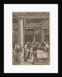 The presentation of Jesus to Simeon in the temple, after Dürer, ca. 1500-1534 by Marcantonio Raimondi