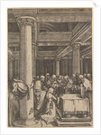 The presentation of Jesus to Simeon in the temple, after Dürer, ca. 1500-1534 by Marcantonio Raimondi
