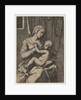 Virgin nursing the infant Christ on her lap, 1515-20 by Marco Dente