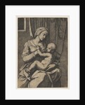 Virgin nursing the infant Christ on her lap, 1515-20 by Marco Dente