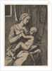 Virgin nursing the infant Christ on her lap, 1515-20 by Marco Dente