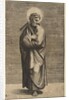 Saint Thomas holding a square rule, his head turned to the right, ca. 1515-27 by Marco Dente