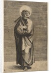 Saint Thomas holding a square rule, his head turned to the right, ca. 1515-27 by Marco Dente